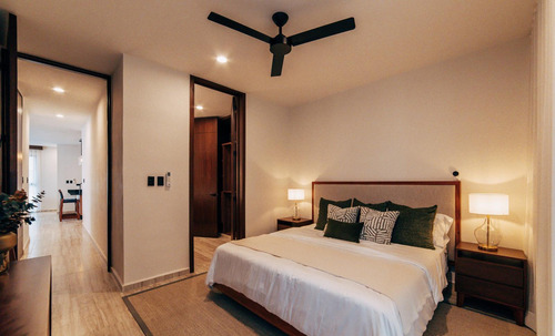 Venta Departamento De 2 Habitaciones En Privada En Temozón Norte