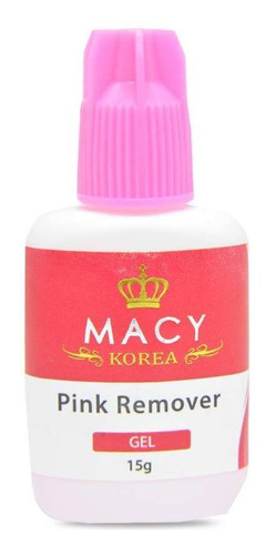 Removedor De Cola Alongamento Cílios Macy Pink Gel 15g