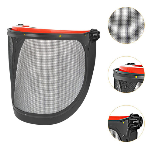 Casco Forestal Protector De Casco Seguro, Protector Facial