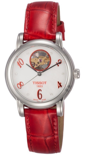 Reloj Tissot Para Mujer T0502071611603 Red Heart Tablero