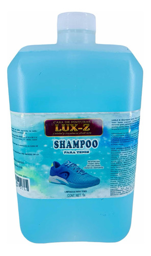 Shampoo Especial Limpieza Tenis Sneakers Tela Piel Gamuza 1l