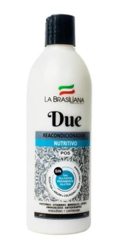 La Brasiliana Reacondicionador Due Pos Alisado Sin Sal 500ml