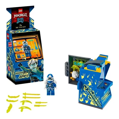Lego Ninjago Jay Avatar Pod De Arcade 71715 - 48 Peças | MercadoLivre