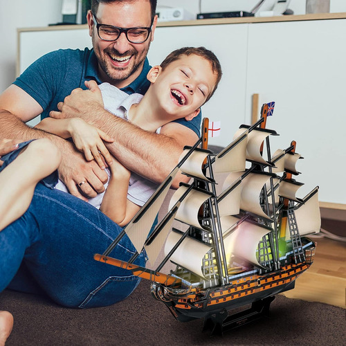Maqueta De Rompecabezas Led Fanbusa 3d Para Hombres Y Muj...