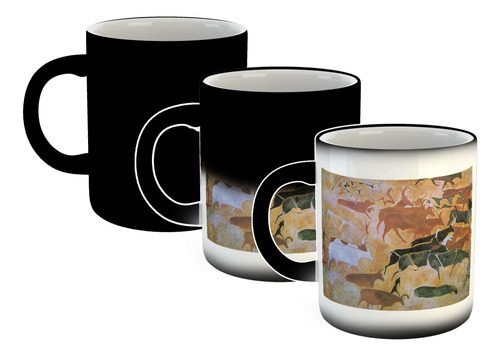 Taza Magica Pinturas Rupestres Manos Huellas