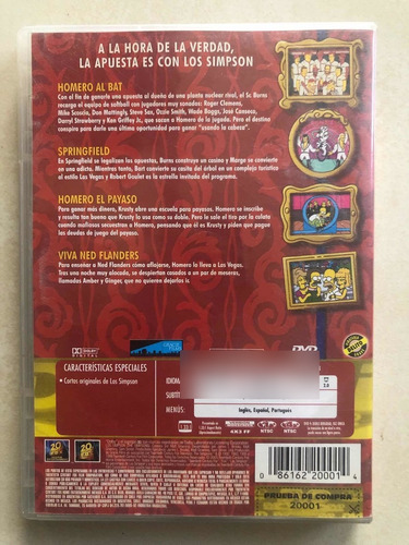 Los Simpson Dvd Casicos Viva Los Simpson (Usado)