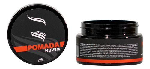 Pomada Modeladora Para Cabelo Efeito Nuvem 80grs