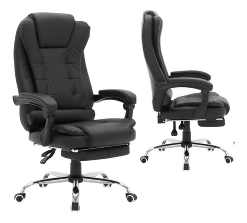 Silla Sillon Gerencial Oficina Reclinable Apoyapies Lisboa