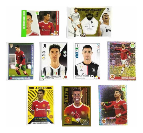 40 Estampas Panini Cristiano Ronaldo Diferentes Y Originales