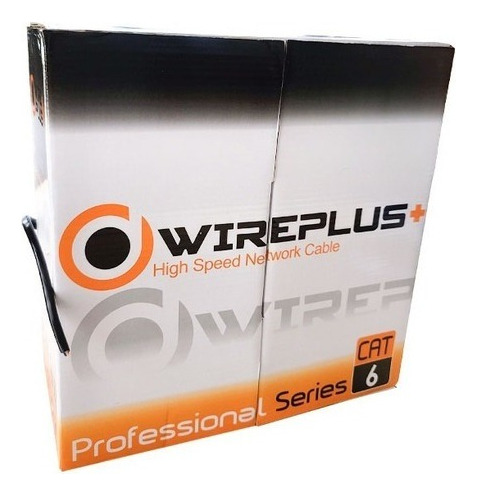 Cable Utp Wireplus+ Cat6 Outdoor 100m, Somos Tienda!