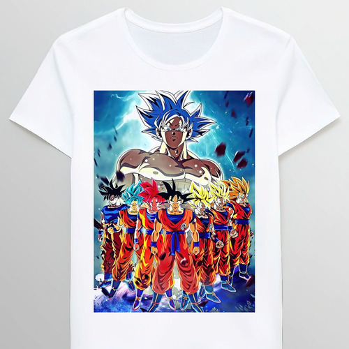 Remera Dragon Ball Z Character Goku Saiyan 88887433