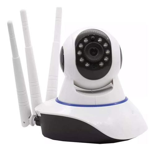 Câmera Ip 3 Antenas Wireless 3ª Geração Wifi C/ Visão Not...