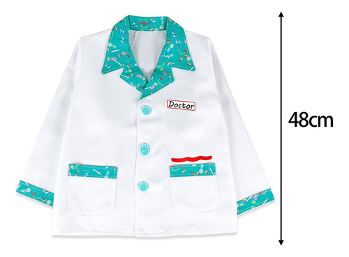 Aplicável A Disfraz De Uniforme De Médico Para Niños, Juego