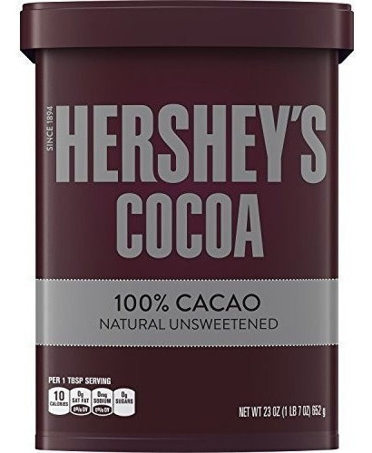 Cacao Hershey's 100% Natural Sin Azúcar Horneado 23 On