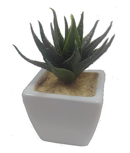Planta Mini Suculentas Artificial Vaso Cerâmica G - F:3619