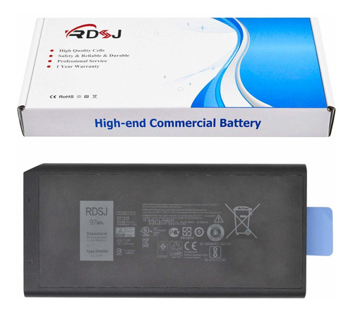Bateria Dknkd X8vwf 4xkn5 Cj2k1 Dell Latitude 14 7404 Rugged