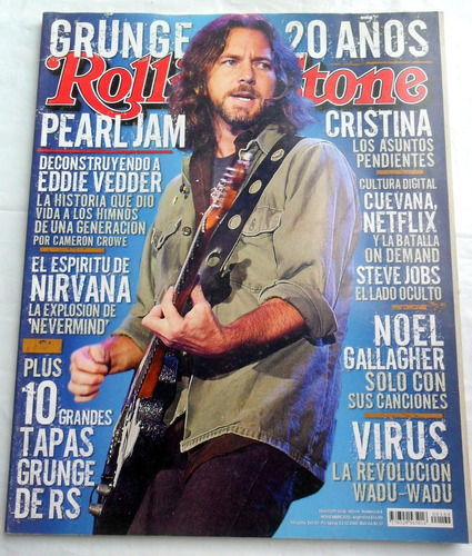 Rolling Stone 164 * Grunge 20 Años : Nirvana , Pearl Jam