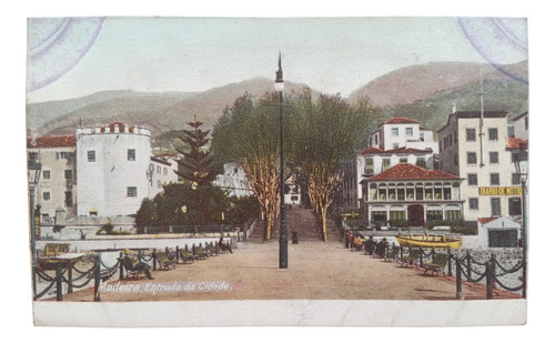 Portugal Madeira Entrada Da Cidade - Diario - Antigua Postal