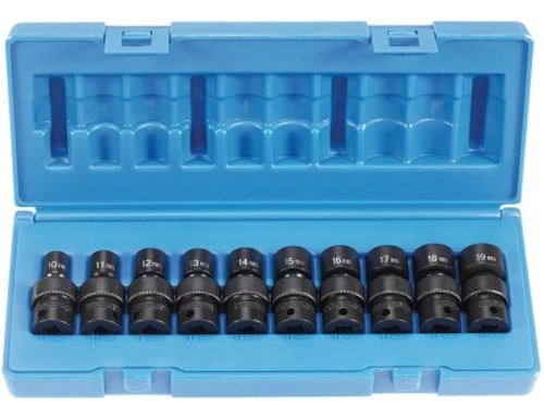 Grey Pneumatic 1210um 38 Drive 10piece Juego De Conectores M