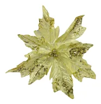 Comprar Flor Adorno Arbol Navidad 24 Cm Plata X 3 U.  Sheshu Navidad