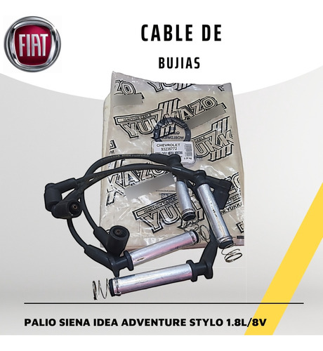 Cable De Bujia Para Fiat Palio Siena Idea Stylo 1.8