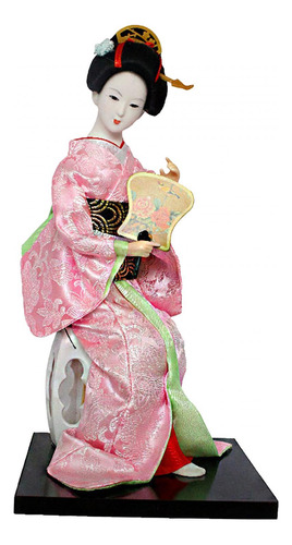 Muñecas Kimono Con Decoración De 12 Geishas Japonesas Para S