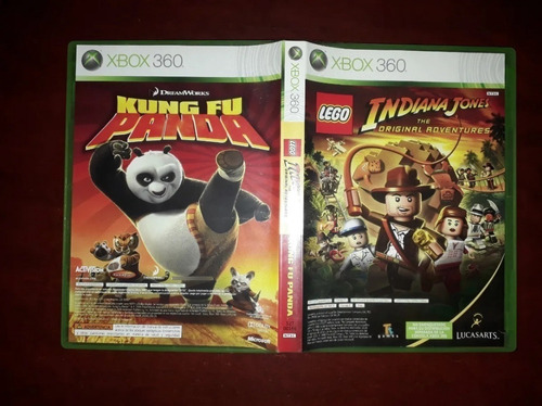 Lego Indiana Jones +kung Fu Panda Xbox 360 Usado Buen Estado (Usado)