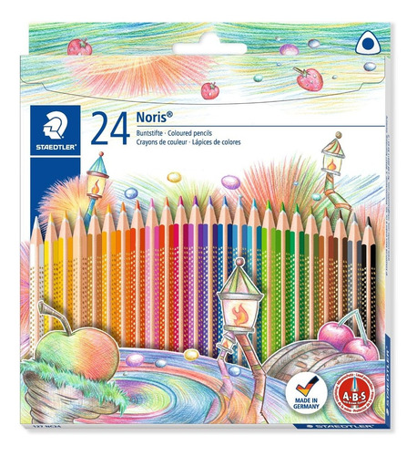 Colores Staedtler triangulares Noris® Caja X24