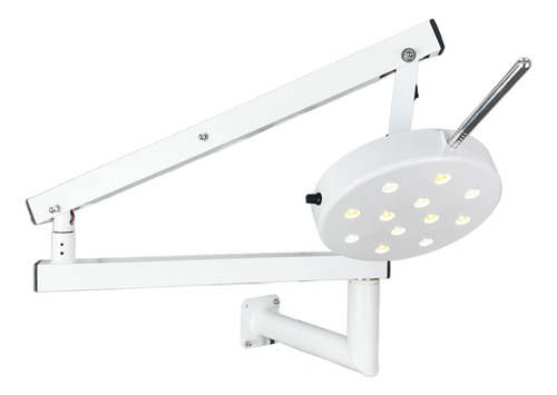 Foco Cirúrgico Bicolor 12 Led Quente Fria Parede C/ Bateria