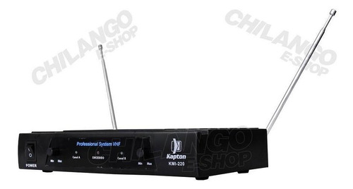 Imagen 3 de 3 de Par Microfonos Inalambricos Alta Calidad Cable Y Estuche Vhf