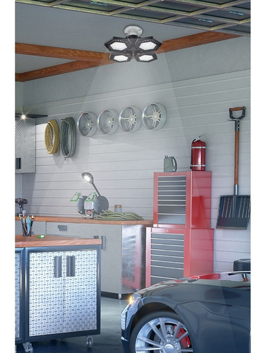 Luminario De Led 100w, Aluminio Con 4 Paneles Abatibles