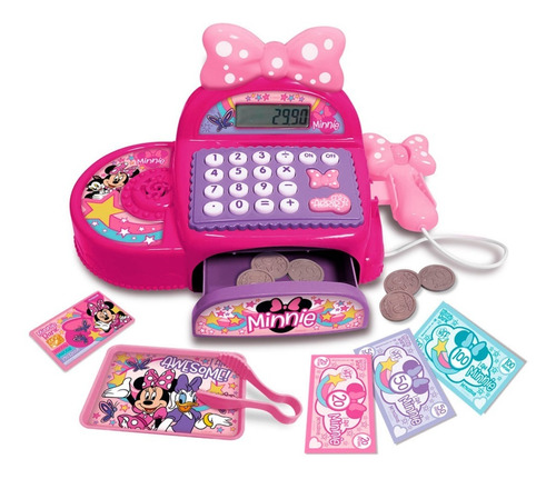 Caja Registradora Minnie Mouse Disney C Luz Y Sonidos Ditoys