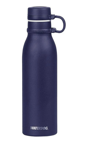 Botella Deportiva Acero Inox Waterdog 600cc Azul