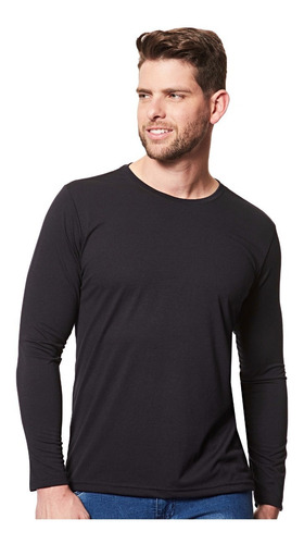 Imagem 1 de 4 de Kit Camisetas Masculinas 5 Camisas Basica Gola Redonda 