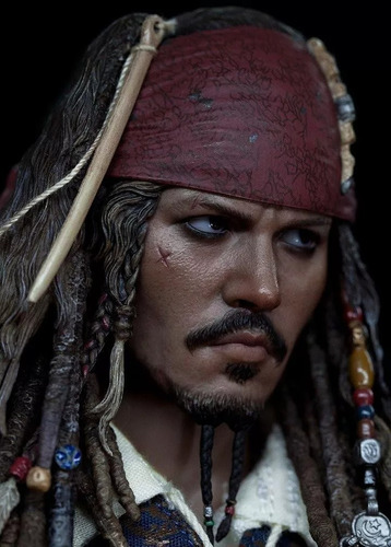 Boneco Jack Sparrow Action Figure Piratas Do Caribe Hot Toys
