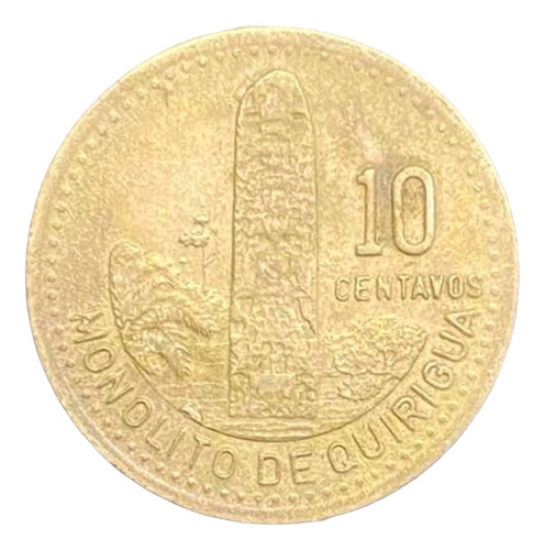Guatemala - 10 Centavos - Año 1991 - Km #277 - Monolito