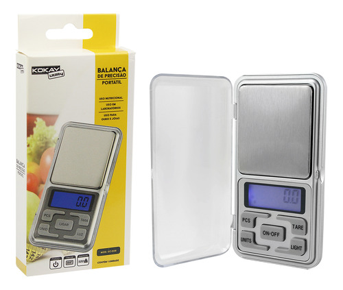 10x Balança Digital Alta Precisão 0,01g A 500g Para Cozinha