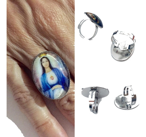 42 Anillo Virgen Dulce Espera Del Bebe ( 42 Pzas