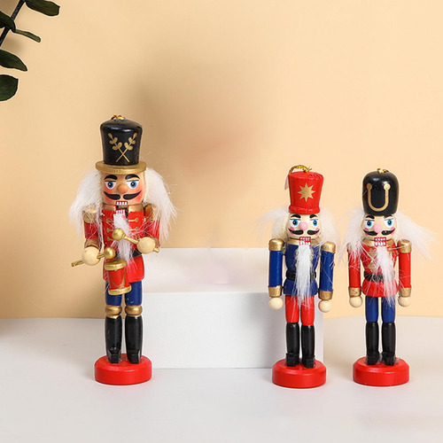 Conjunto De Adornos De Cascanueces De Navidad Figuras De