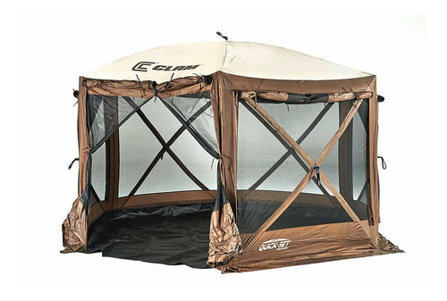 Gazebo De Camping Clam De 12.5'x12.5' Al Aire Libre