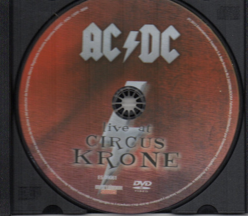 Dvd Ac/dc Circus Krone