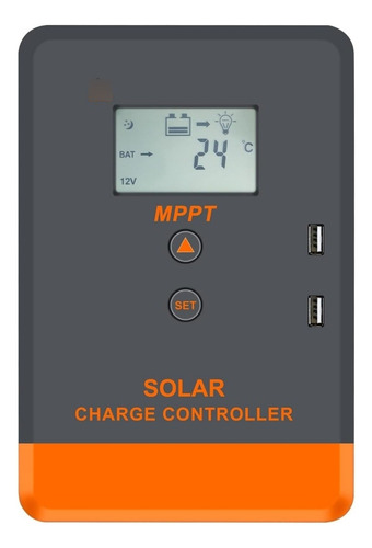 Regulador Controlador Panel Solar Mppt 20a 12v/24v Abi 