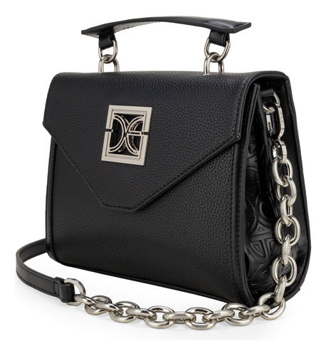 Bolsa Briefcase Cloe Rucelia Chico Color Negro