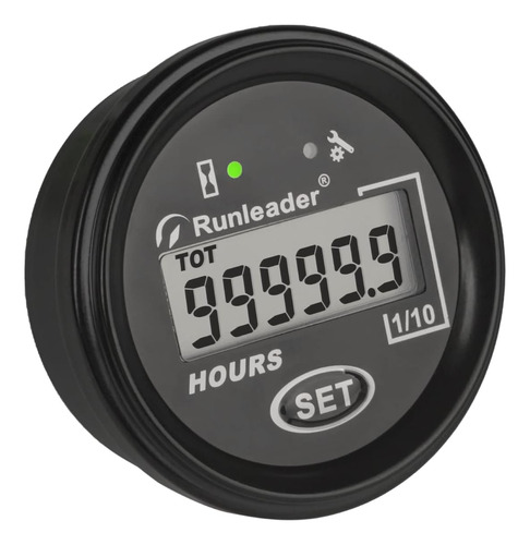 Medidor Digital Lcd 6-85v, Horas Reiniciables, Impermeable P