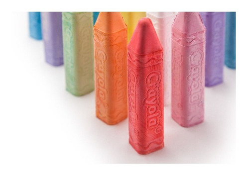 Imagen 3 de 4 de Tizas Crayola Para Exterior Gruesas X24 Colores Lavables