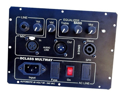 Kit Dclass P/ Ativação De Caixas Multivias 500 Watts Rms