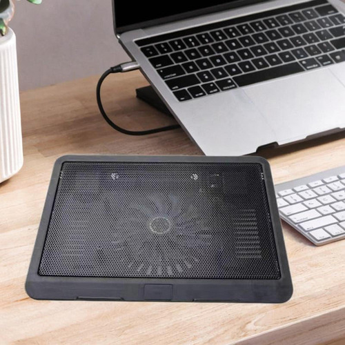 Enfriador De Portátil Con Soporte De Un Solo Ventilador