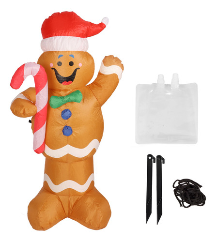 1 5m Altura Inflables Navideños Hombre De Pan De Jengibre