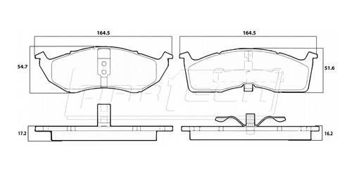 Balatas Chrysler Lhs 1999 - 2001 3.5l V6