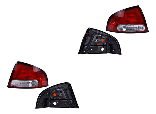 Par Juego Calaveras Nissan Sentra 2001 - 2003 Depo Qwe